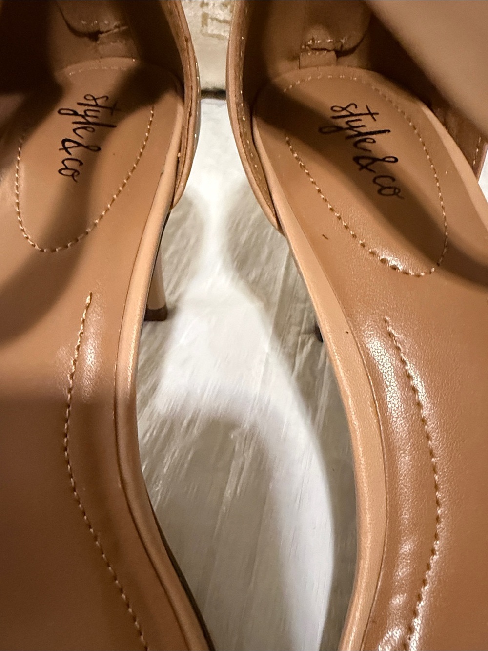 Style & Co Nude Ankle Strap Heel Sandals Size 8M - Picture 8 of 10